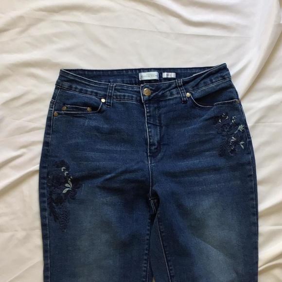 🔴𝗕𝗢𝗚𝗢🔴northern reflections ankle embroidered womens jeans - Picture 12 of 16